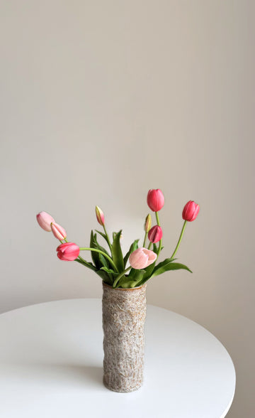 Coral Tulips bunch of 10