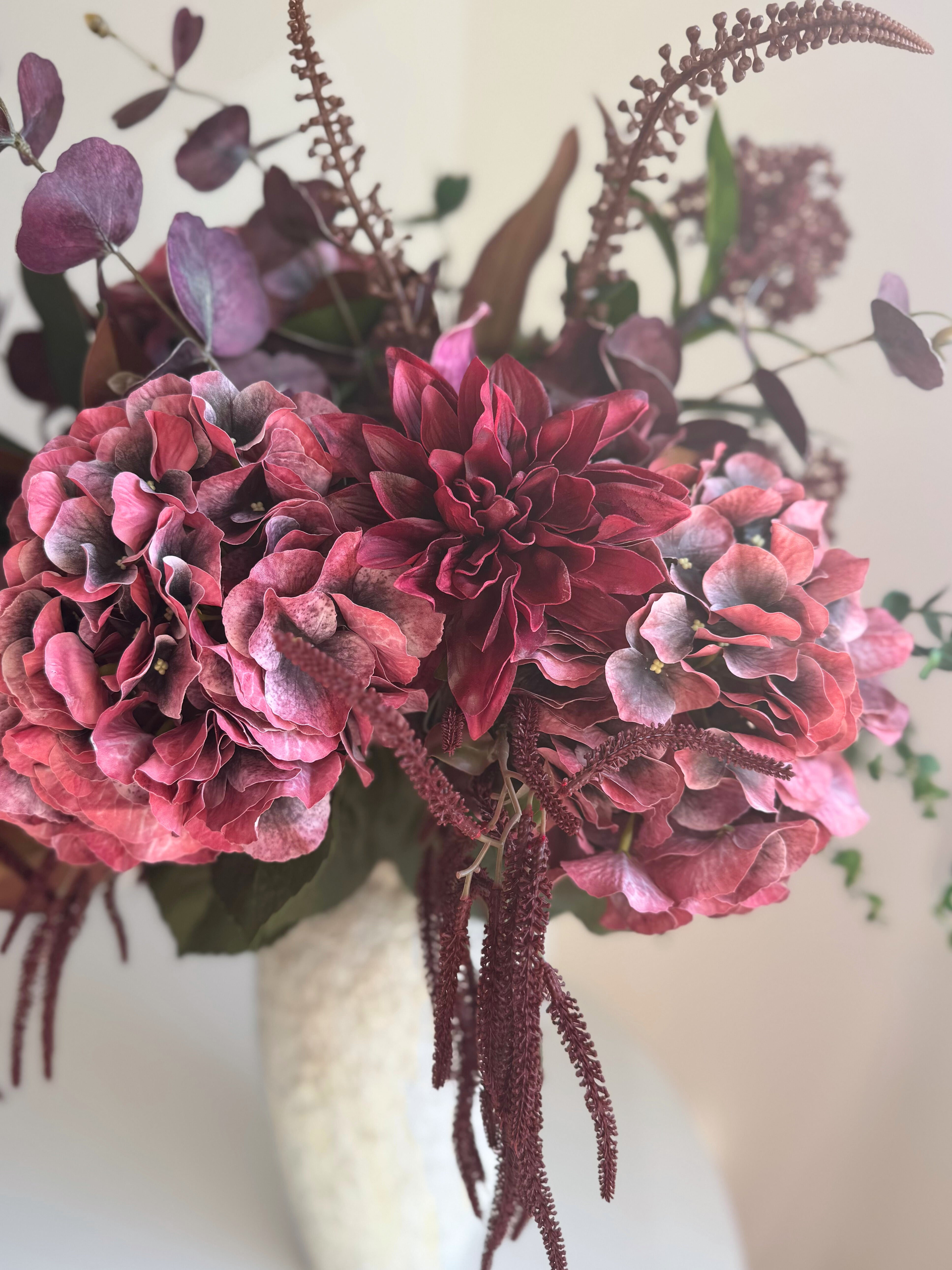 Dark Ruby Hydrangeas