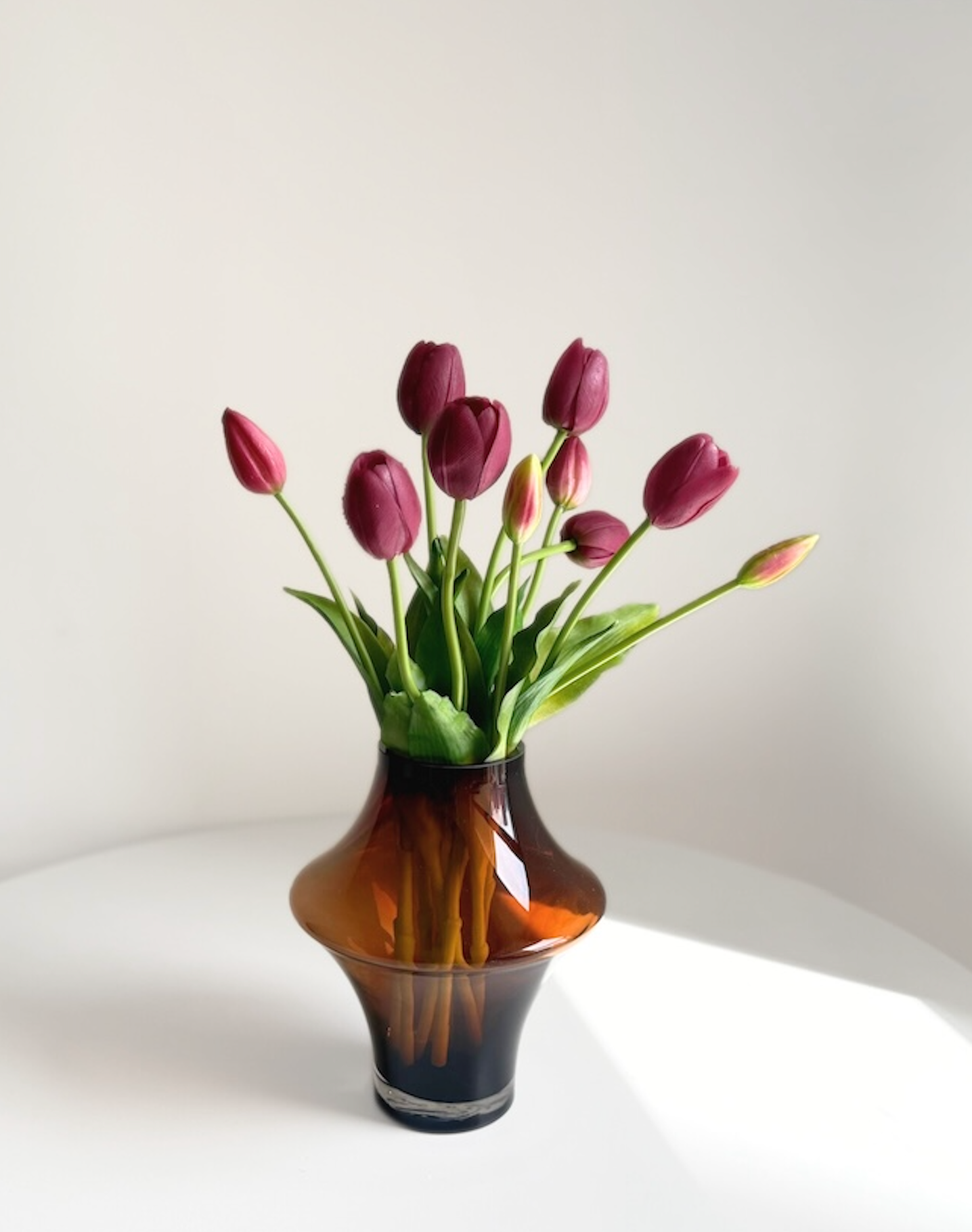 Dark Purple Tulips bunch of 10