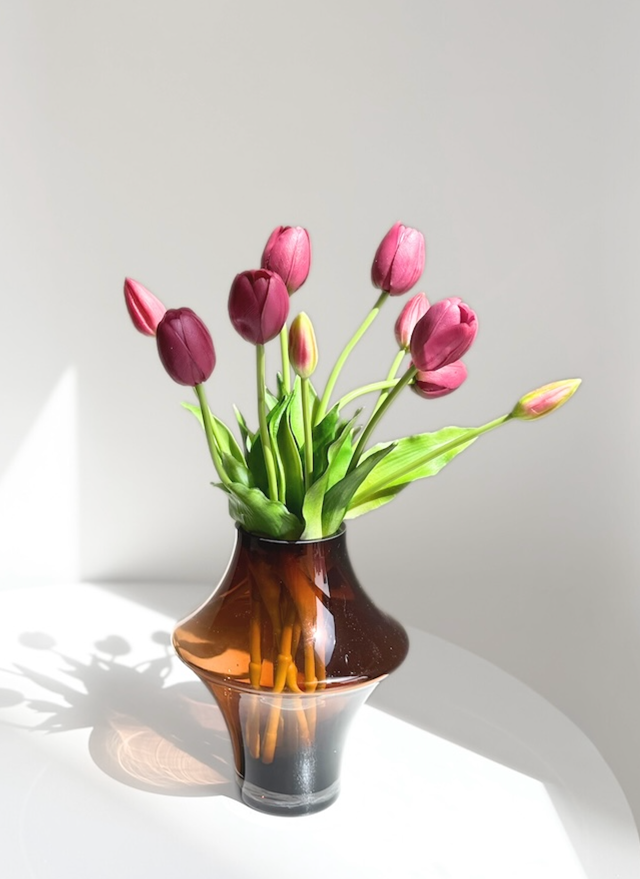 Dark Purple Tulips bunch of 10