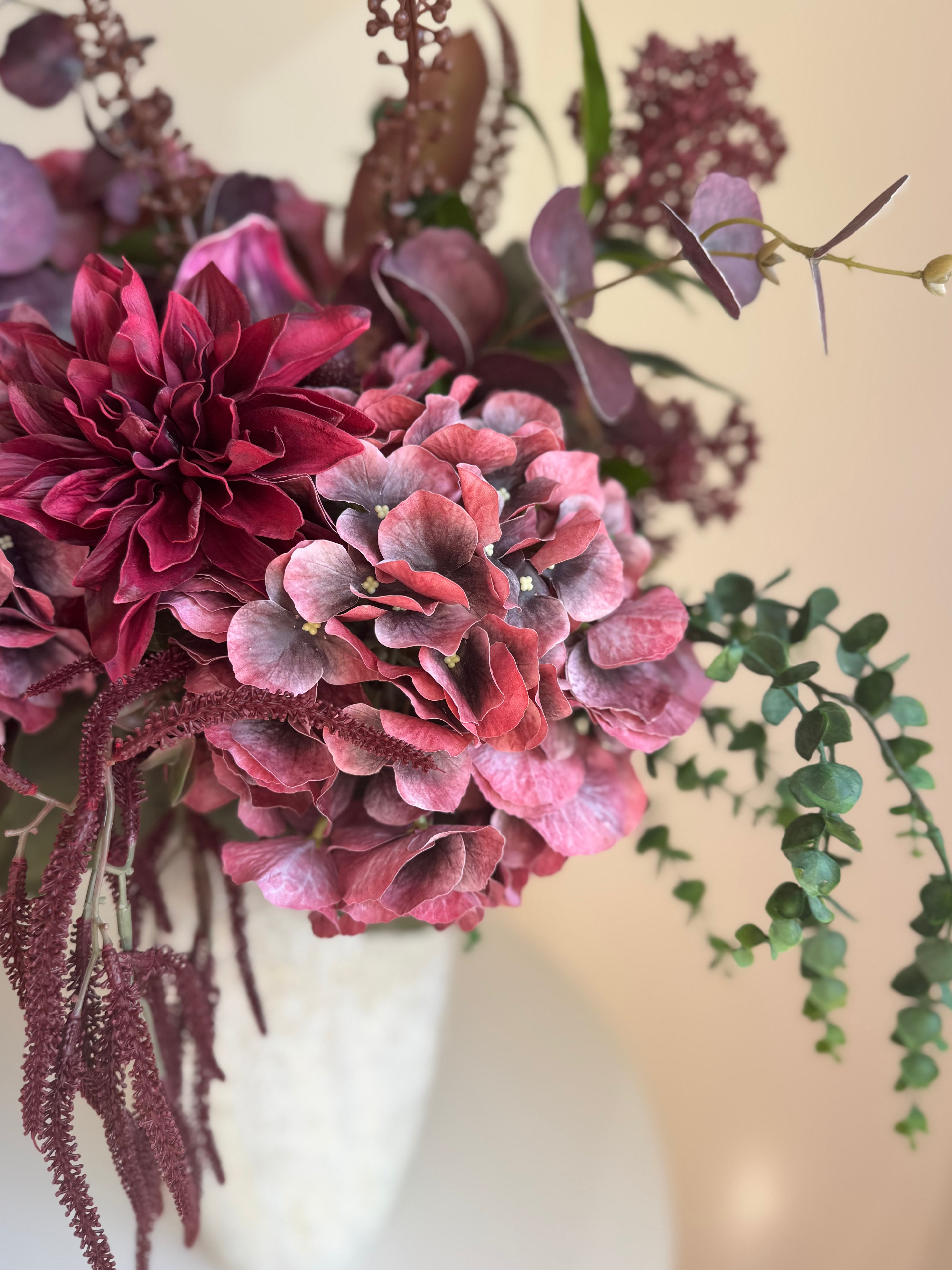 Dark Ruby Hydrangeas