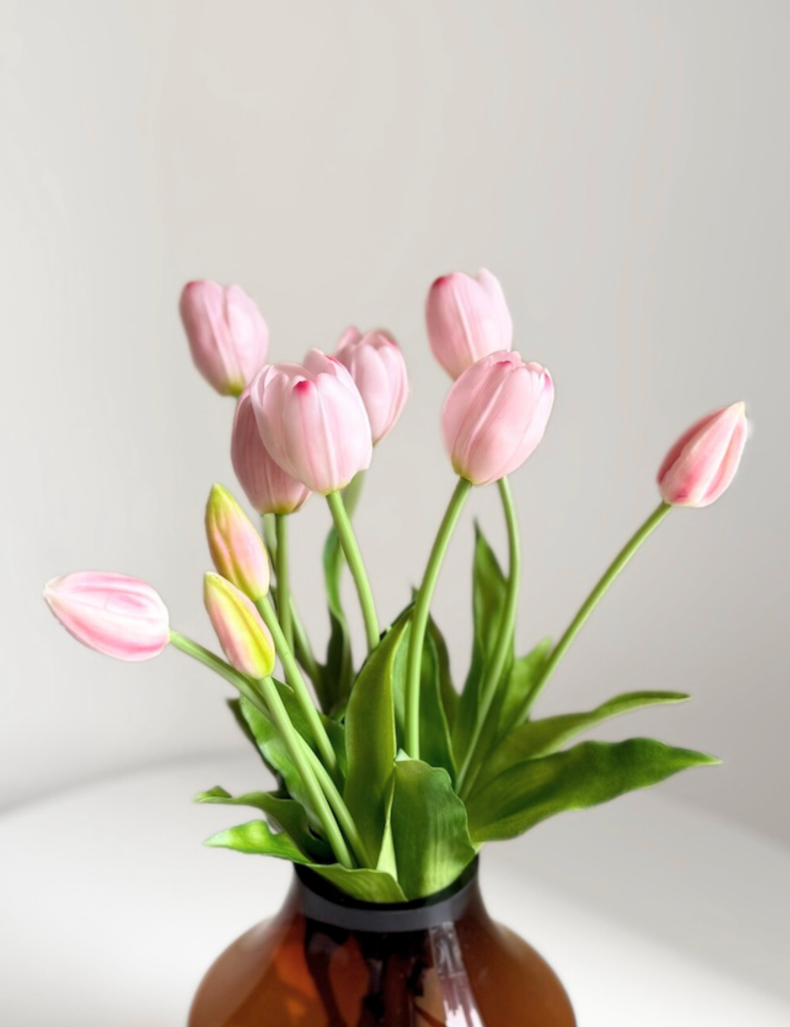 Light Pink Tulips bunch of 10