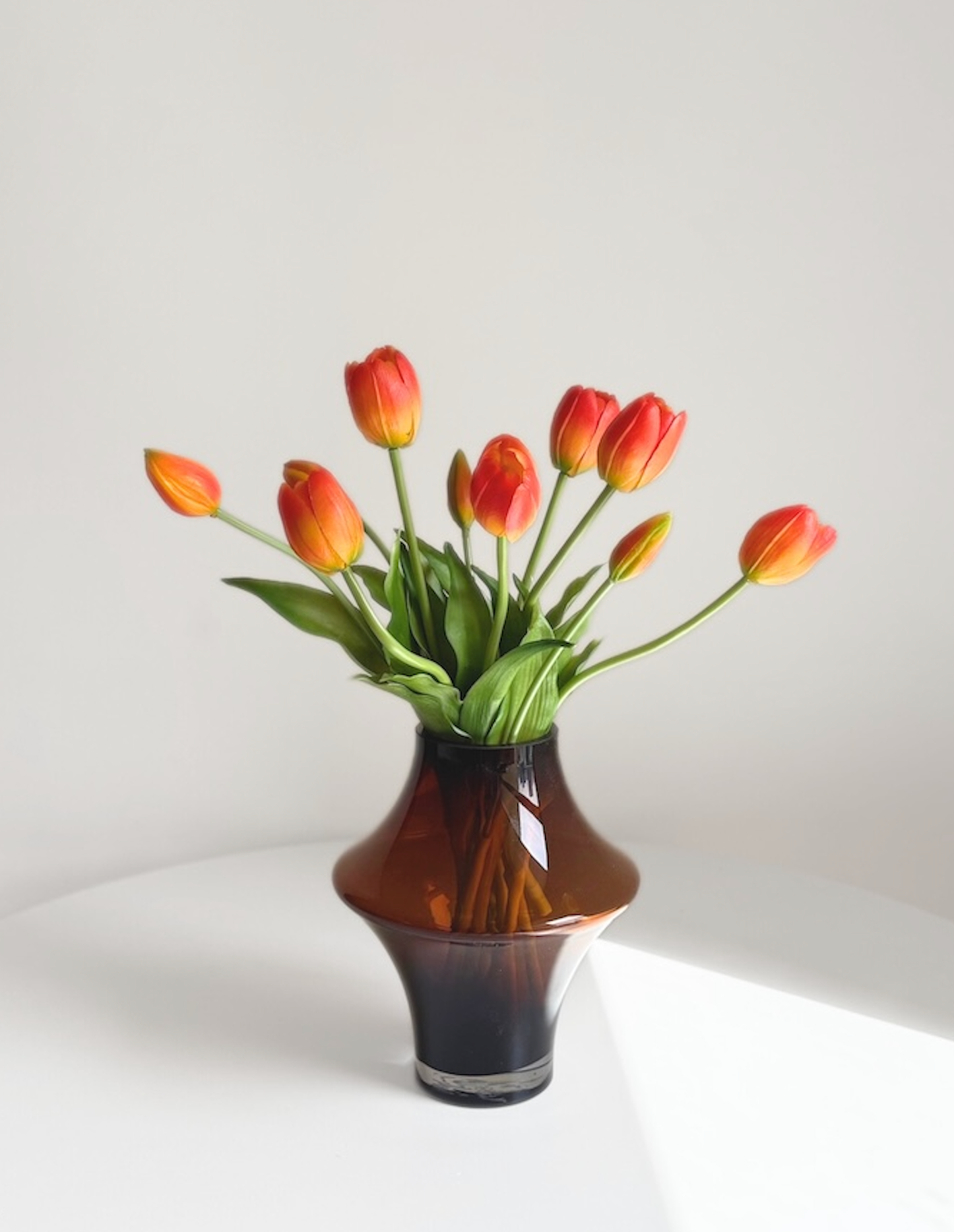 Orange Tulips bunch of 10