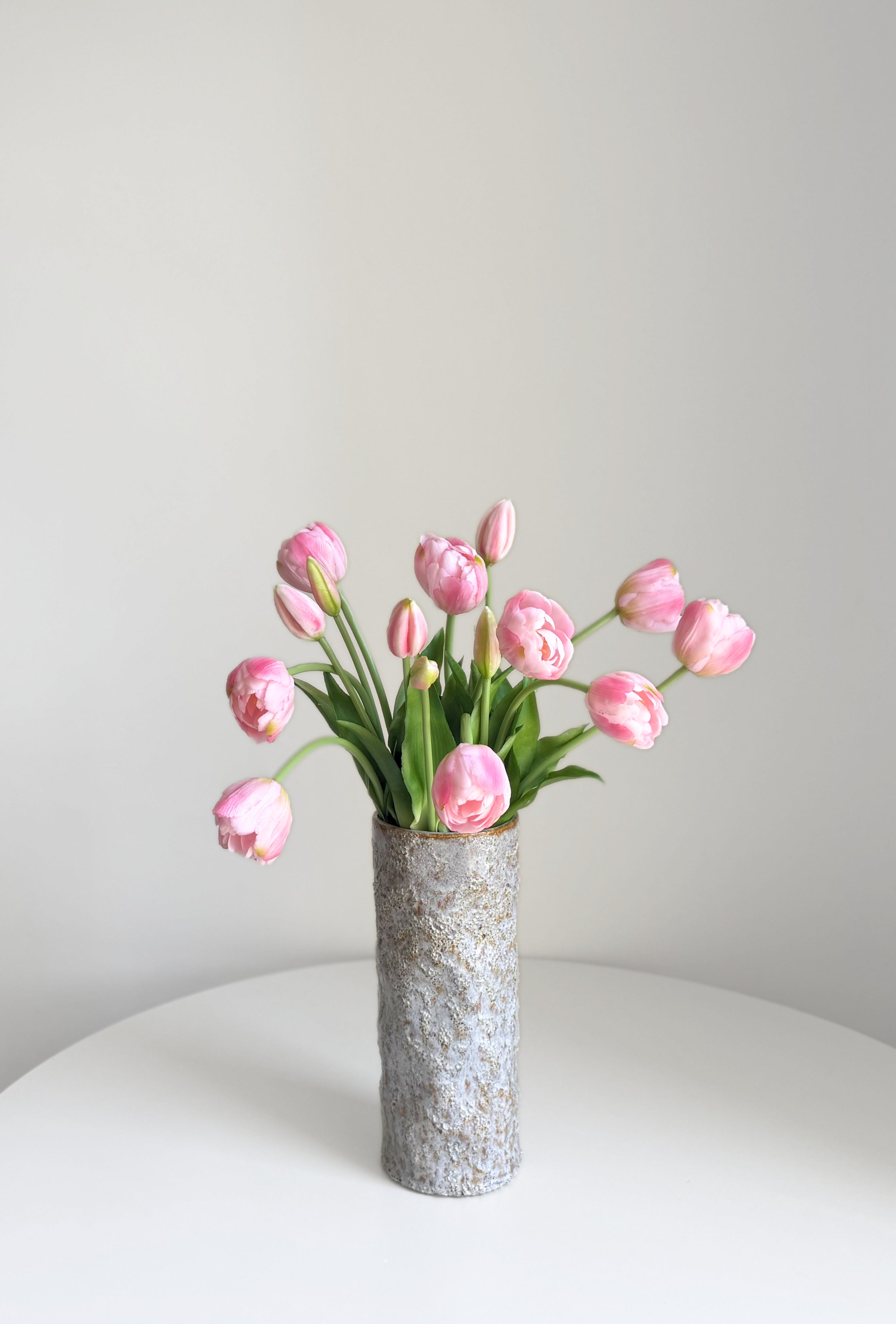 Pink Parrot Tulips bunch of 10