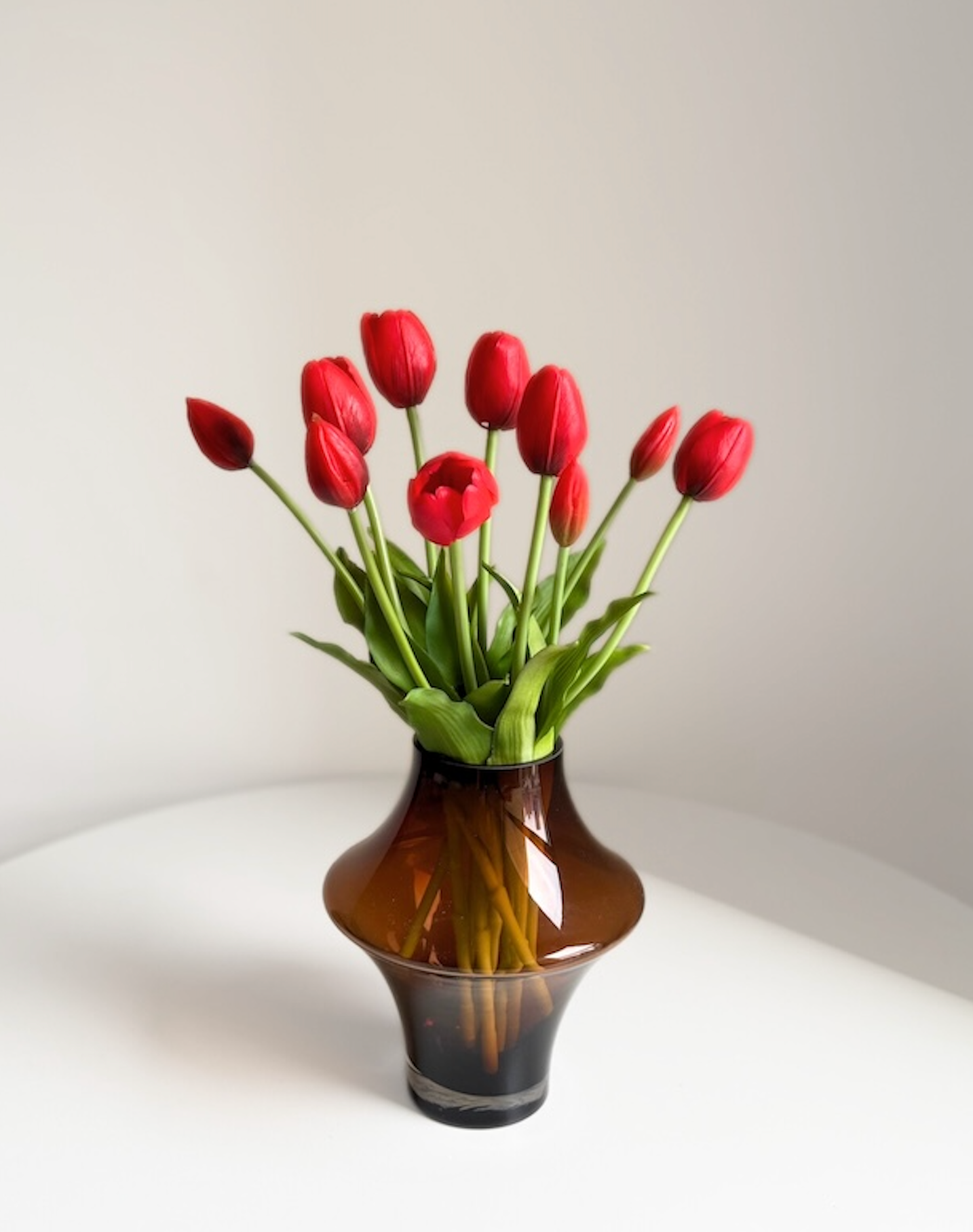 Red Tulips bunch of 10