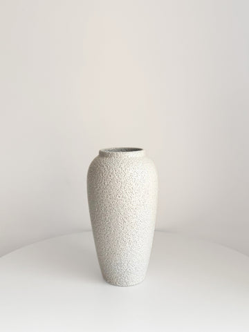 Tall Sea Foam Surface Vase