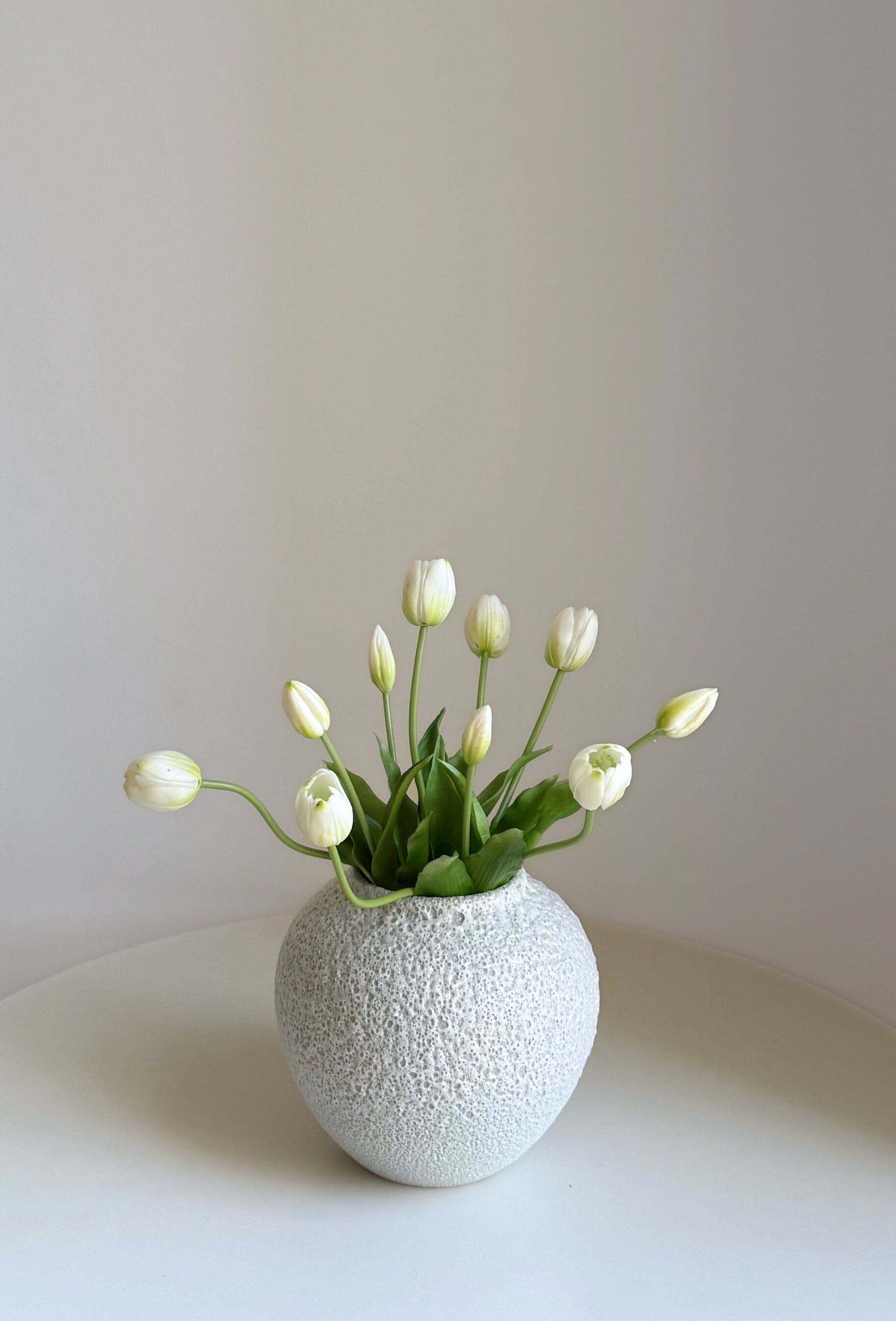White Tulips bunch of 10