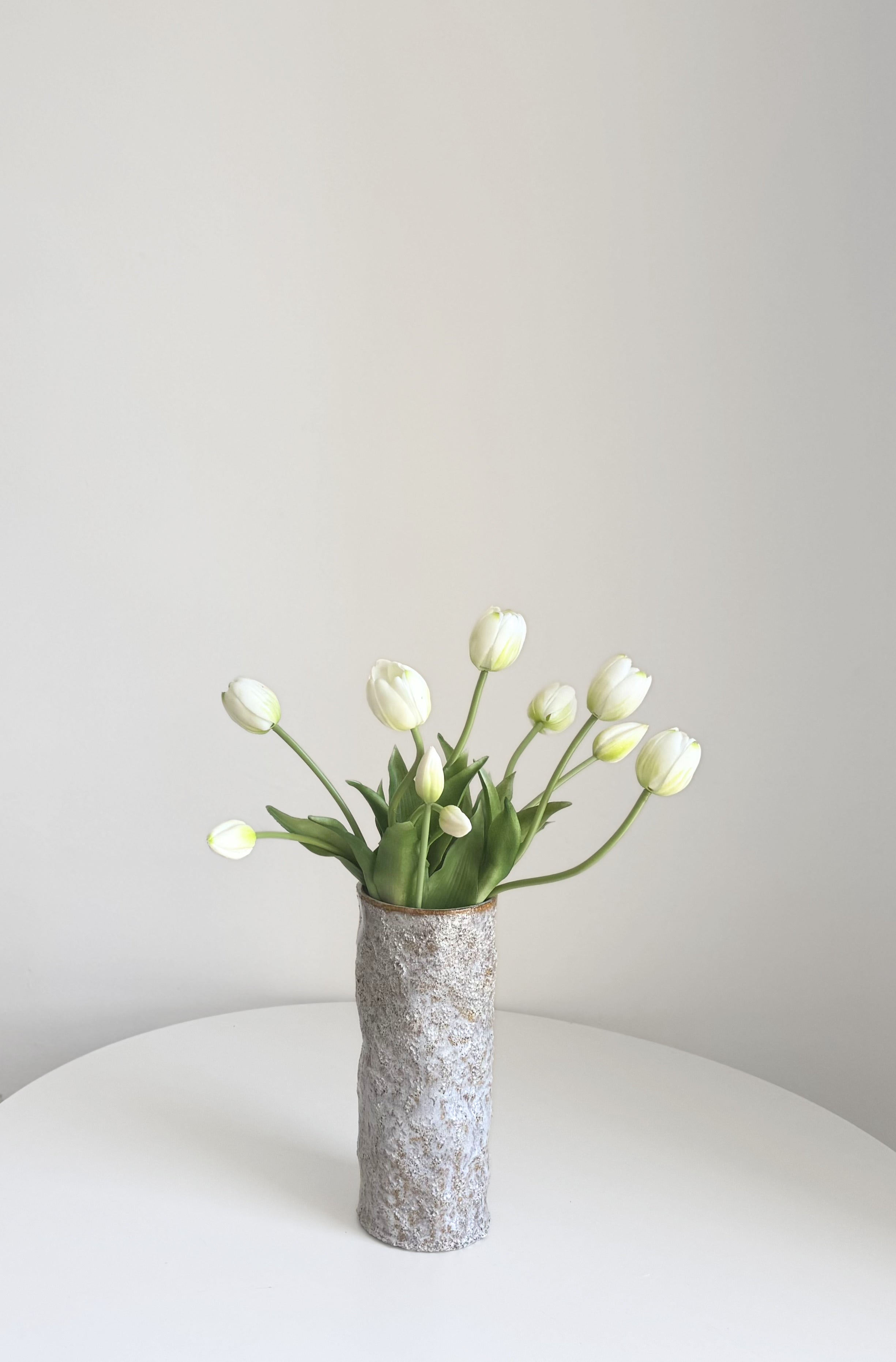 White Tulips bunch of 10