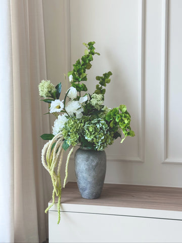 Faux floral home decor